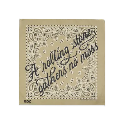 GDC x Hav-A-Hank Logo Bandana "Beige"