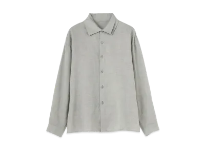 Yohji Yamamoto Y's LINEN WOOL LONG SLEEVE SHIRT "Gray"