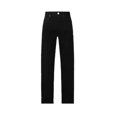 AMIRI Women'S Crystal Stripe Wide Straight "Black"