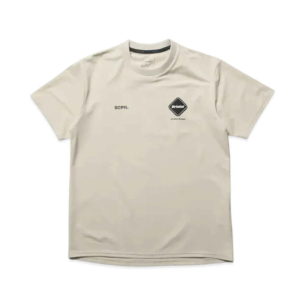 F.C.Real Bristol for Kids Authentic Logo S/S Team Top "Beige"