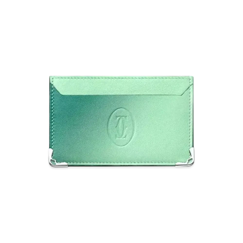 Cartier Simple Card Holder, Must de Cartier "Gradient Leaf Green"