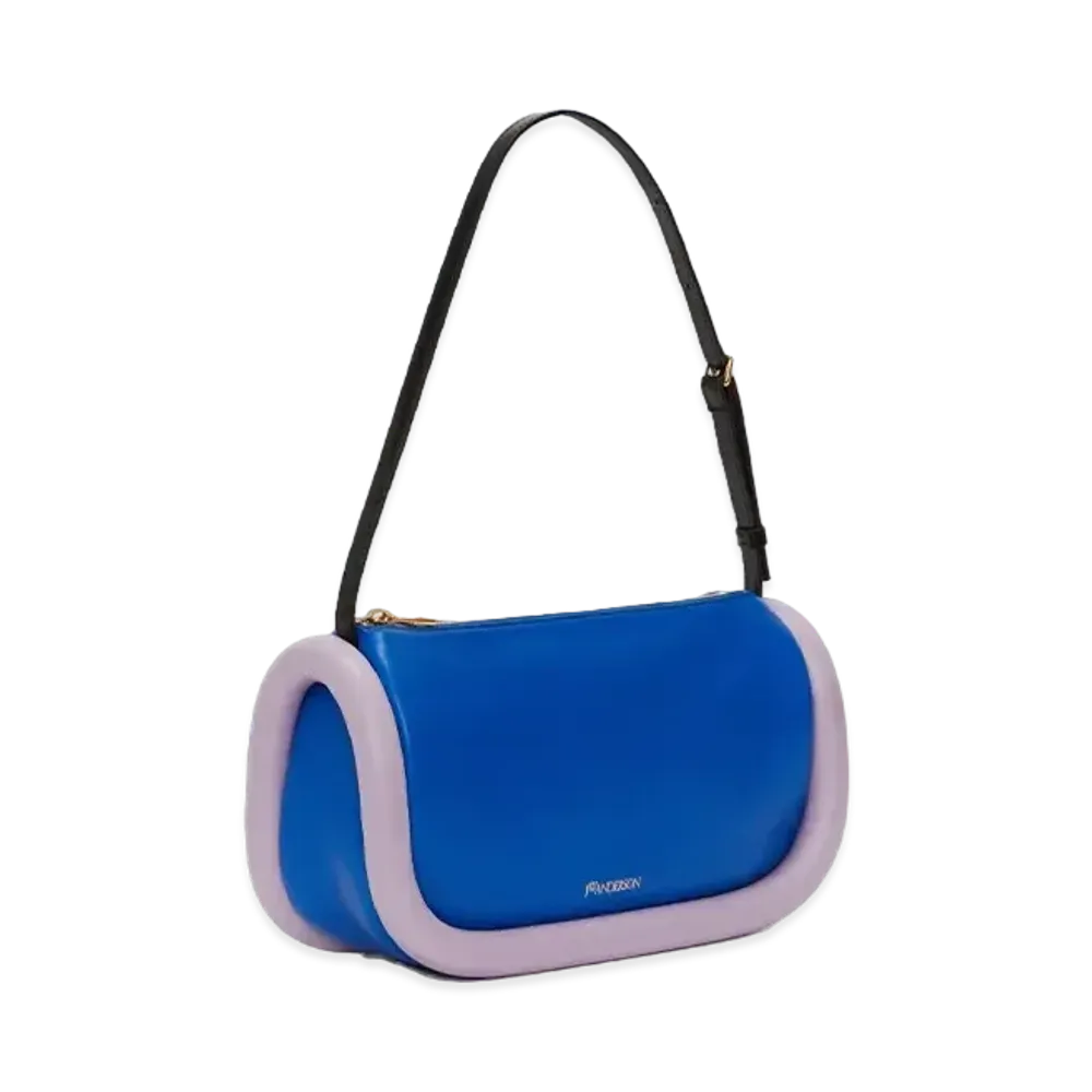 JW ANDERSON Bumper 15 Leather Shoulder Bag "Blue"