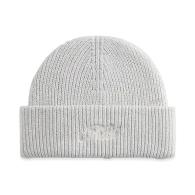 Kith Premier Logo Mia Beanie "Light Heather Grey"