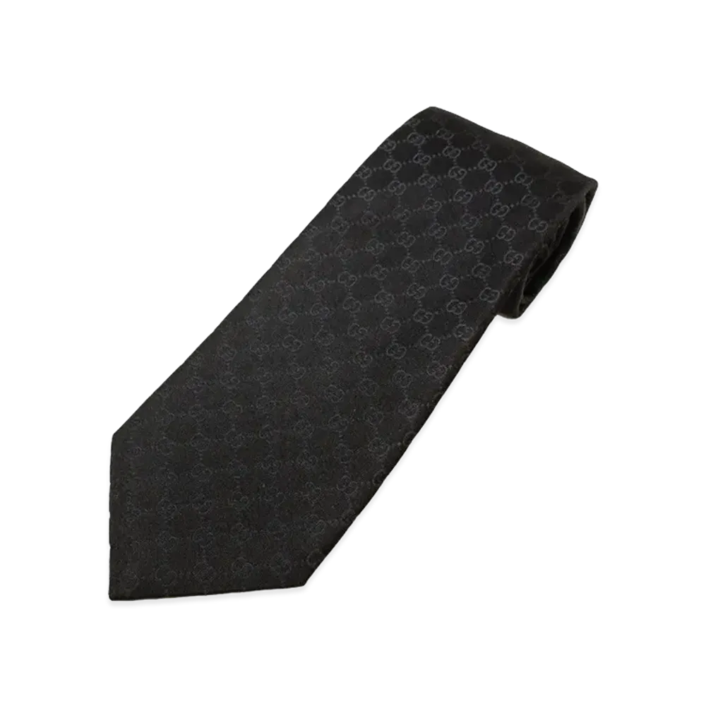 GUCCI Fedora Tie "Black/Black"