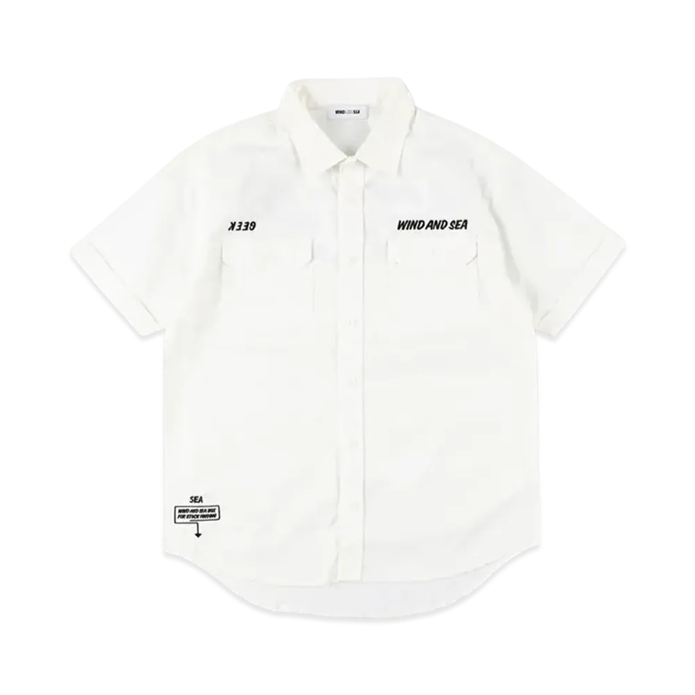 WIND AND SEA ARCVBX Geek Home Work Shirt "White"
