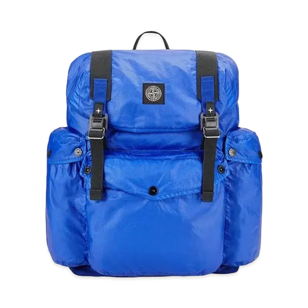 Stone Island 90370 MUSSOLA GOMMATA CANVAS PRINT "Periwinkle"