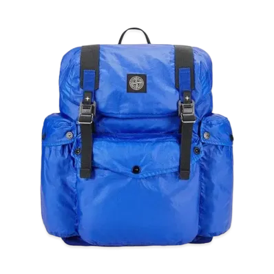 Stone Island 90370 MUSSOLA GOMMATA CANVAS PRINT "Periwinkle"