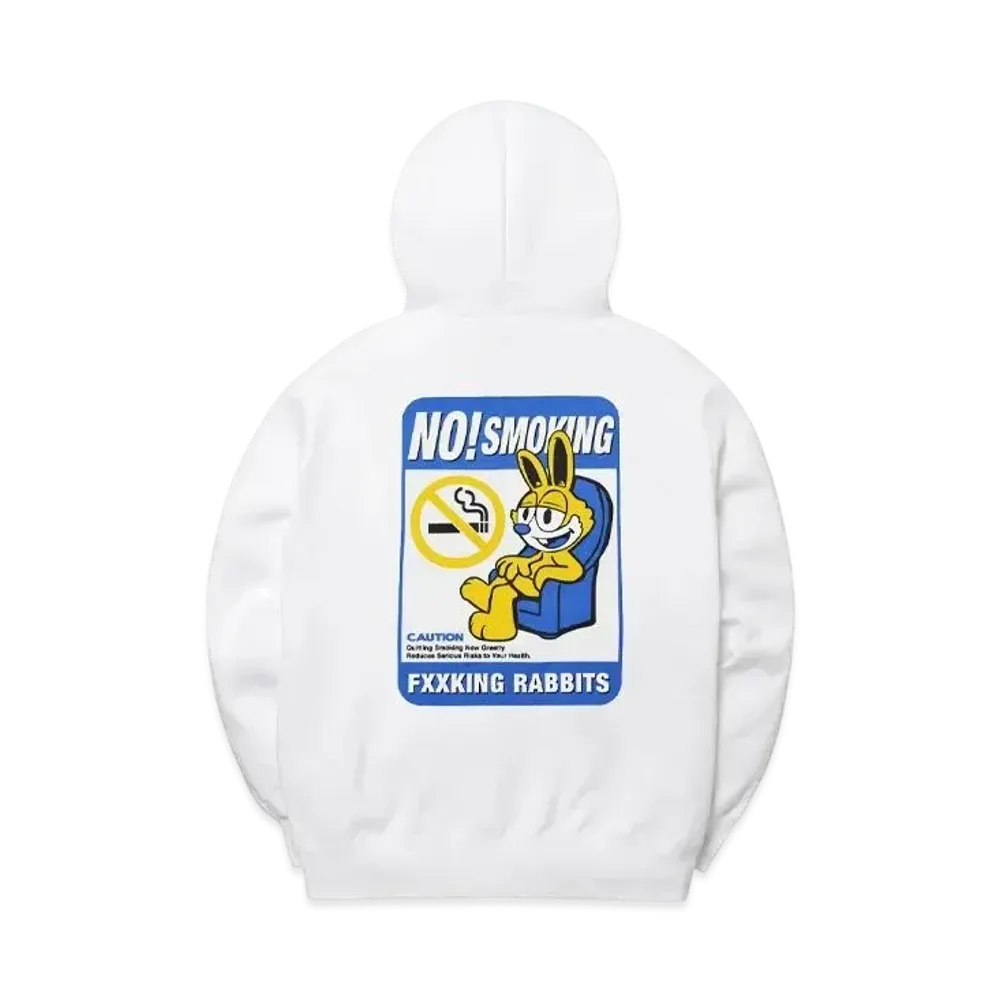 FR2 No Smoking Hoodie "White"