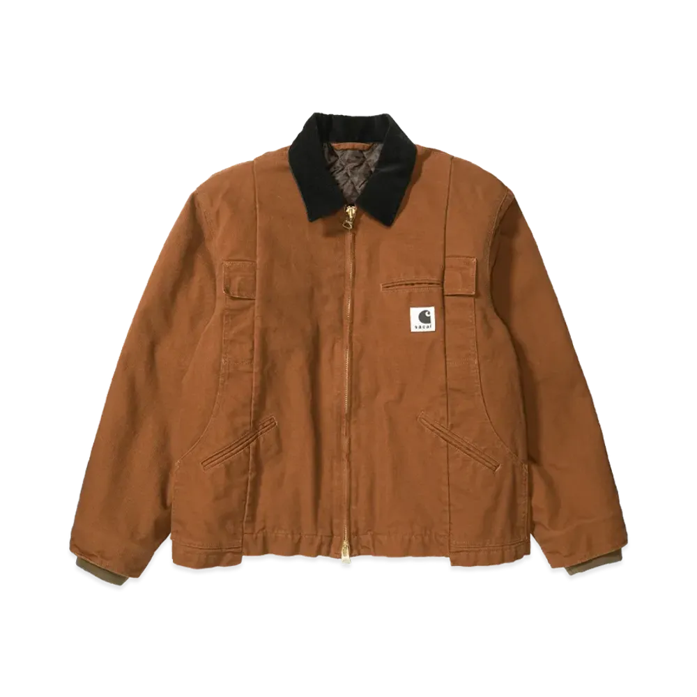 sacai x Carhartt WIP Duck Jacket "Dark Beige"