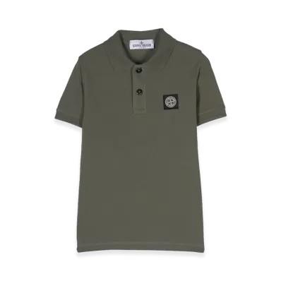 Stone Island Kids Polos "Green"