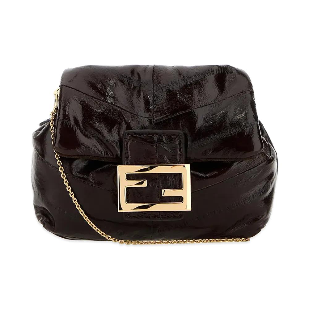 FENDI Women's Mamma Baguette Nano "Brown"