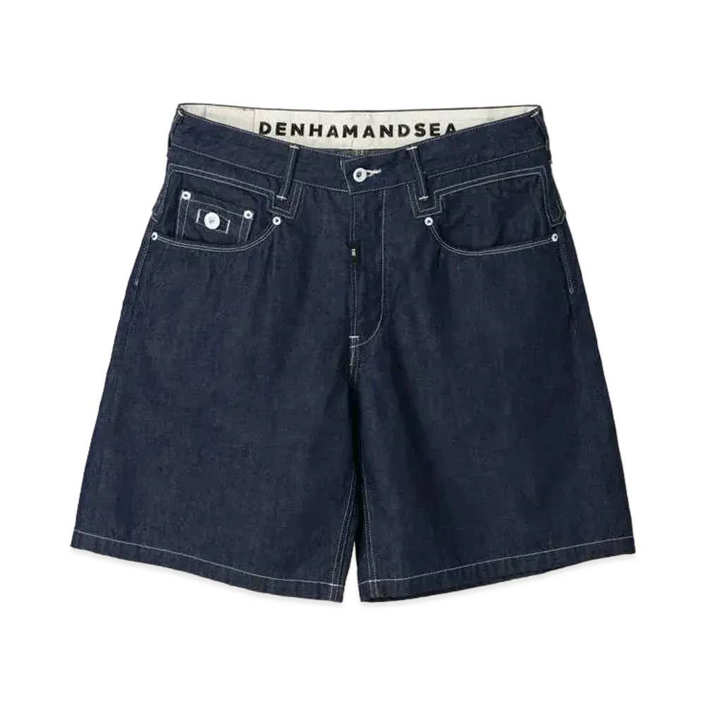 WIND AND SEA x DENHAM Denim Shorts "Indigo"