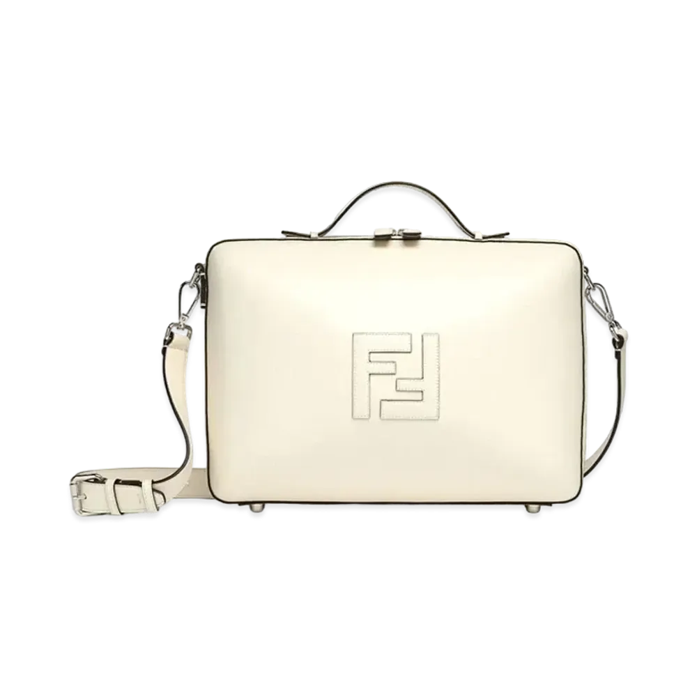 FENDI Suitcase Medium Leather Suitcase "Black"