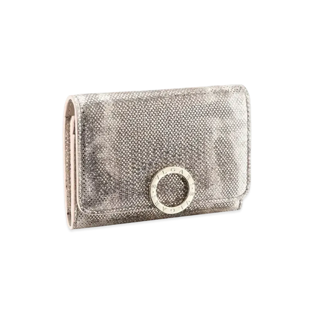BVLGARI BVLGARI Business Card Holder "Beige"