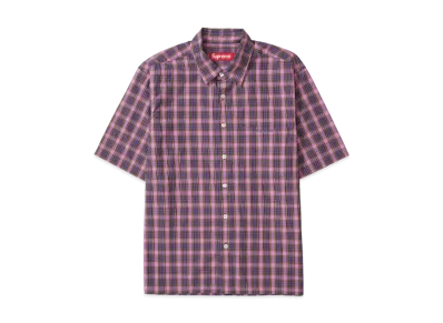 Supreme Mini Plaid S/S Shirt "Purple"