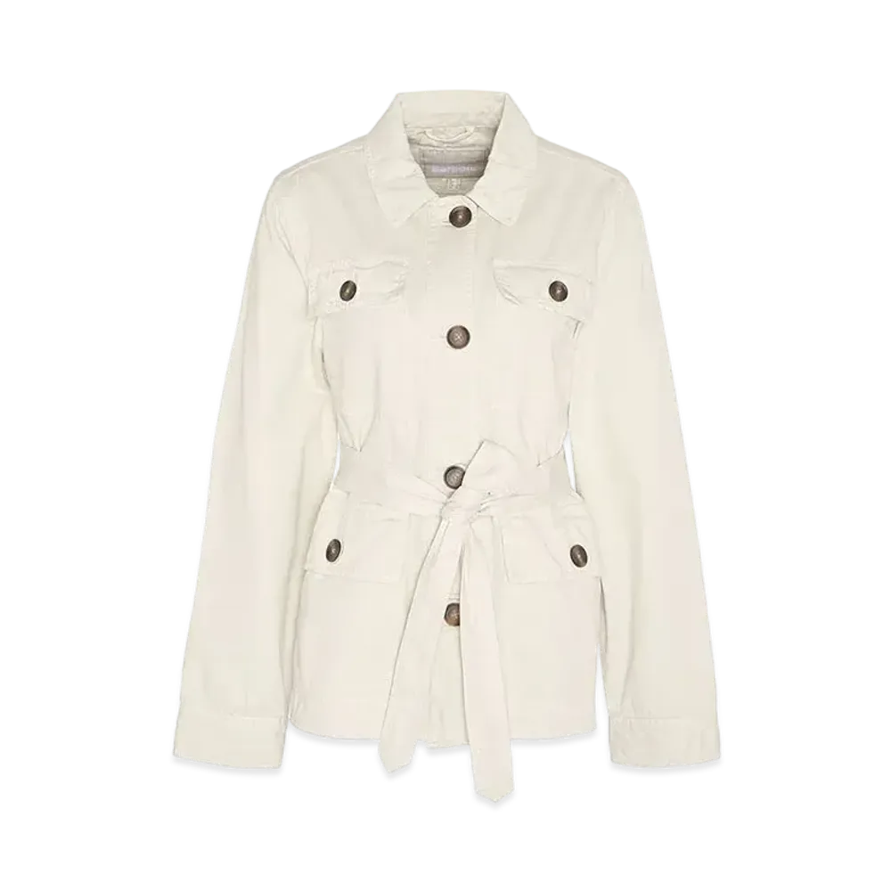 Barbour Tilly Cotton 4-Pocket Safari Jacket "Cream"