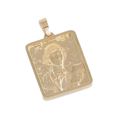 Aime Leon Dore 14Kt Gold Sappho Poet Pendant "Gold"