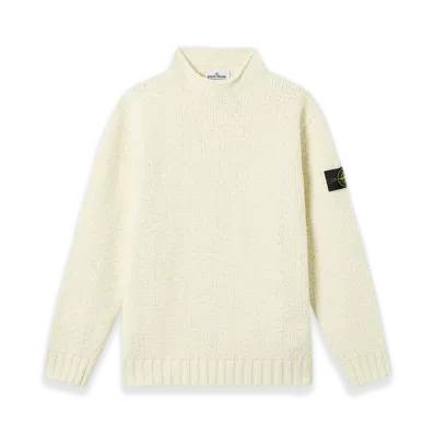 Stone Island 5100019 Cotton Chenille "Ivory"