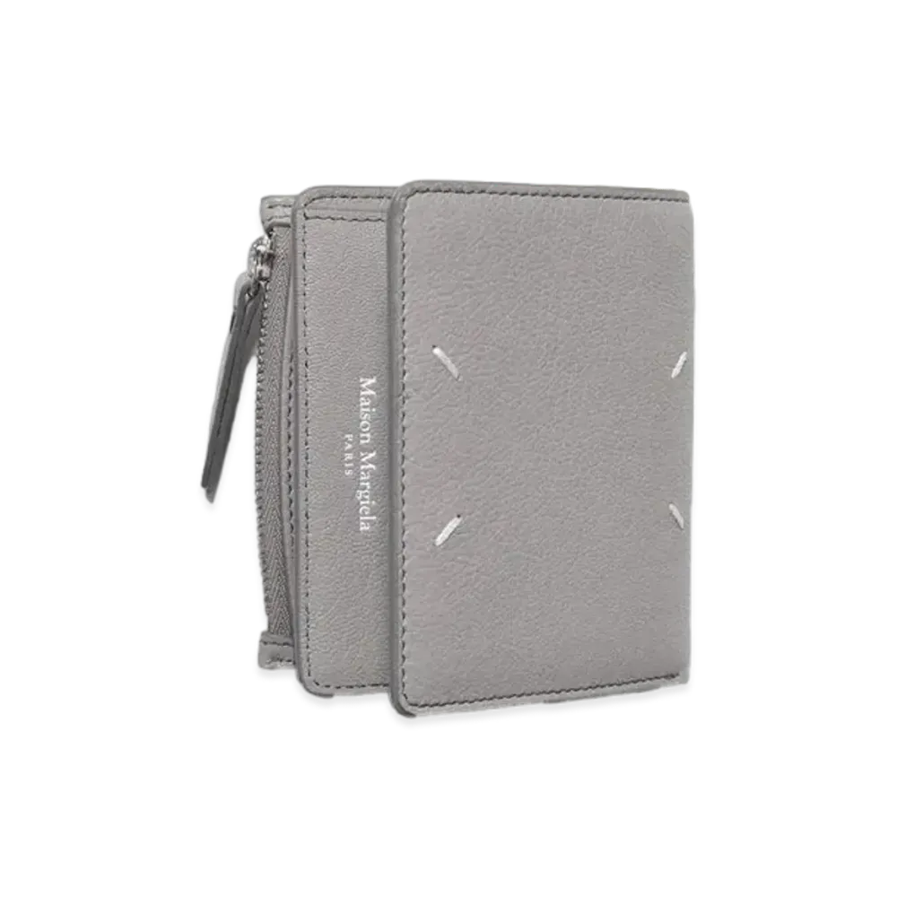 Maison Margiela Goatskin Four Stitches Wallet "Gray"