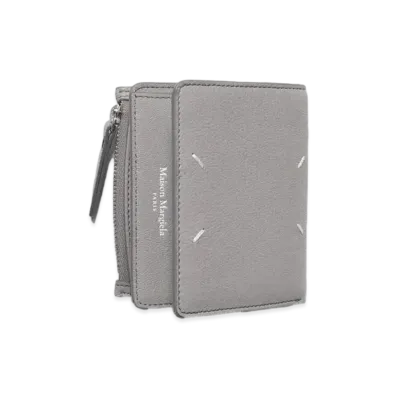 Maison Margiela Goatskin Four Stitches Wallet "Gray"