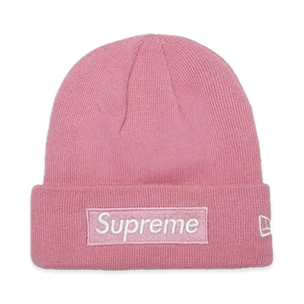 Supreme New Era Box Logo Beanie "Pink" (24FW)