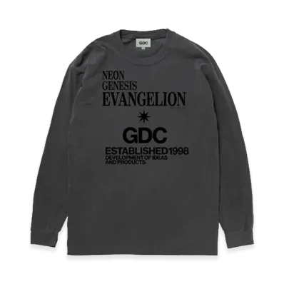 GDC x Neon Genesis Evangelion The Children Long Sleeve Tee "Charcoal"