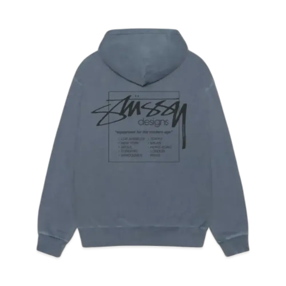 Stussy Modern Age Hoodie Pigment Dyed "Navy"