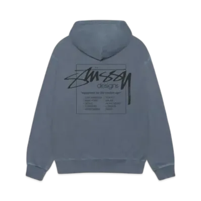Stussy Modern Age Hoodie Pigment Dyed "Navy"