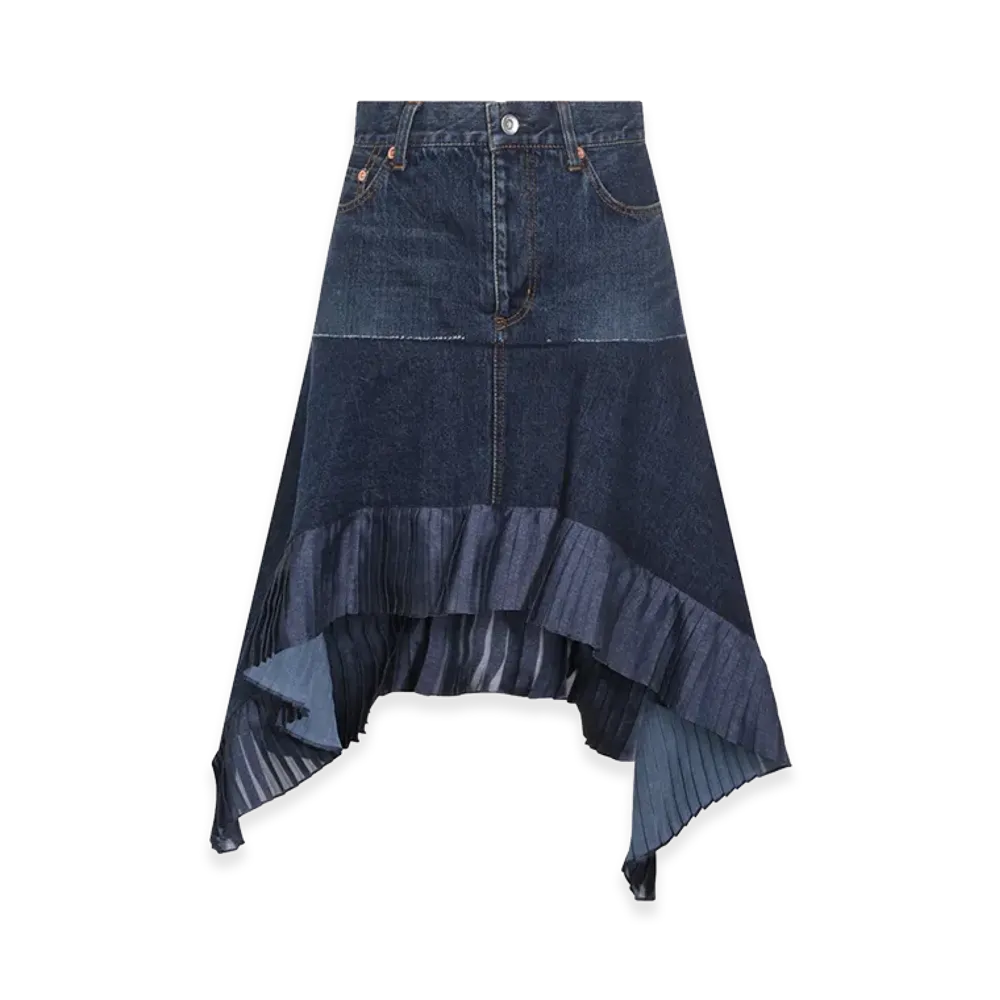 sacai Women's Skirts "Blue"