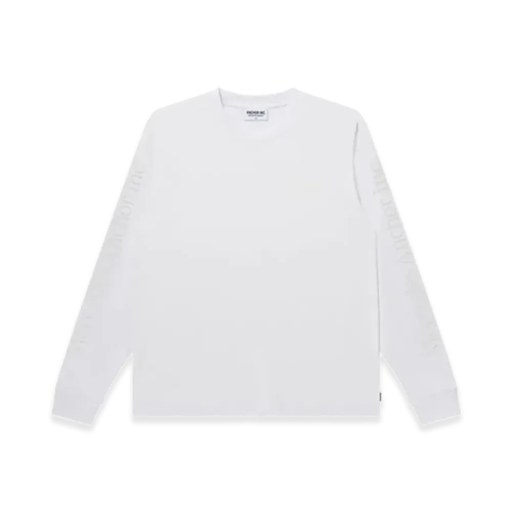 Mercedes Anchor inc. Clear Printed L/S Tee "White"
