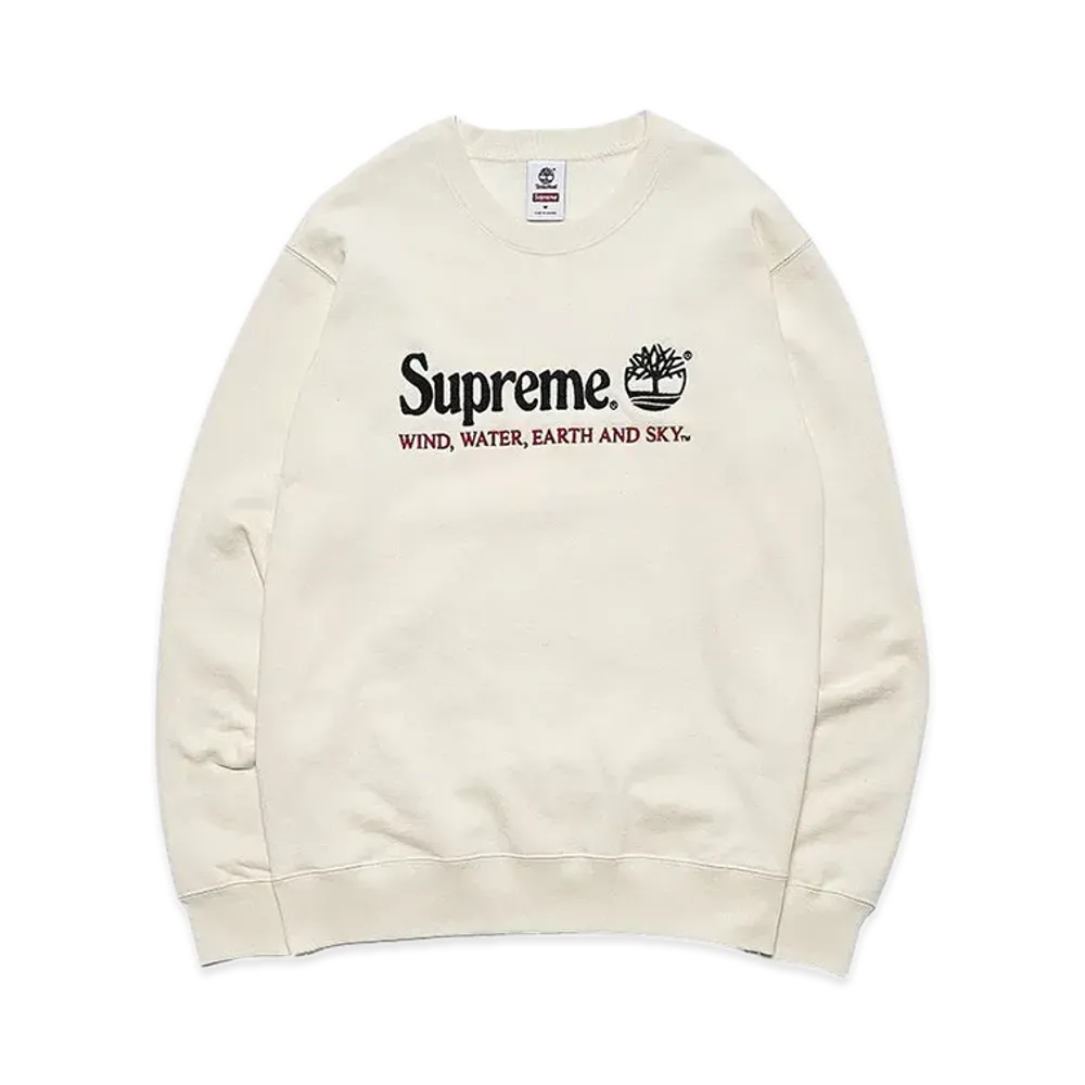 Supreme x Timberland Crewneck "Ivory"