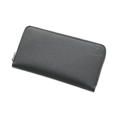 LOEWE Zip-around Wallet Anagram Logo "Anthracite"