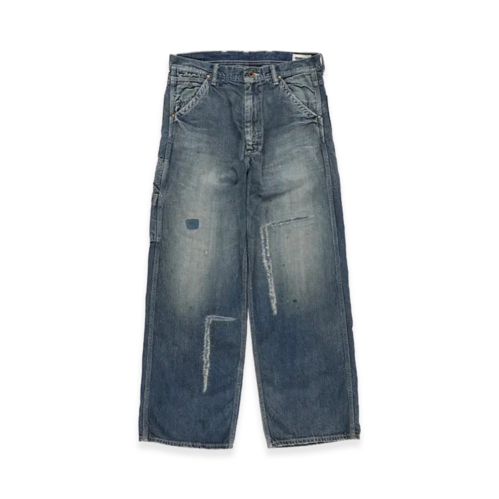 BOW WOW Heritage Denim Painter Pants Aged "Indigo"