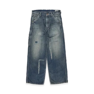 BOW WOW Heritage Denim Painter Pants Aged "Indigo"