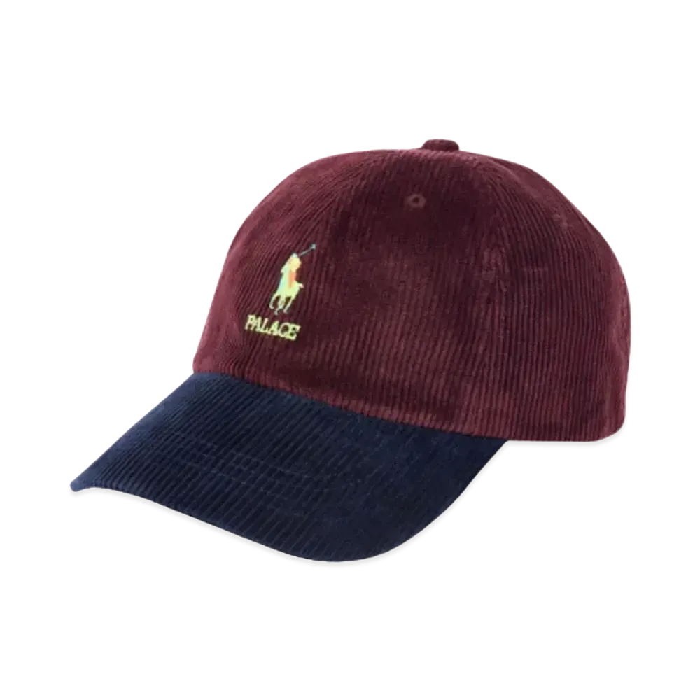 PALACE / Ralph Lauren Corduroy Classic Polo Cap "Red"