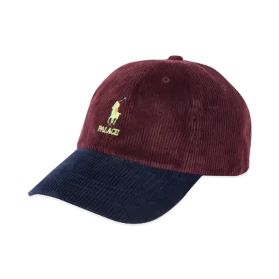 PALACE / Ralph Lauren Corduroy Classic Polo Cap "Red"