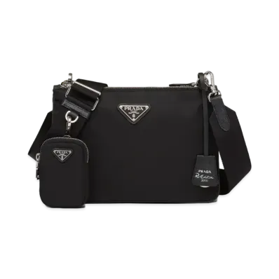 PRADA Re-Edition 2000 Re-Nylon Shoulder Bag "Black"
