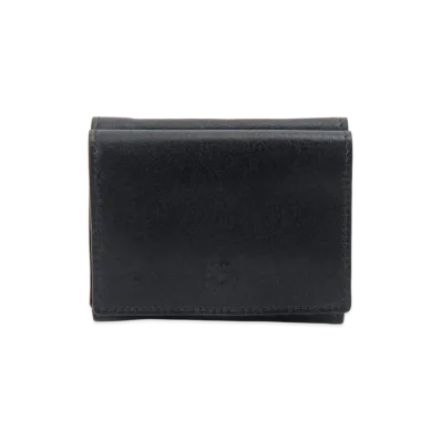 IL BISONTE Trifold Wallet "Nero Black"