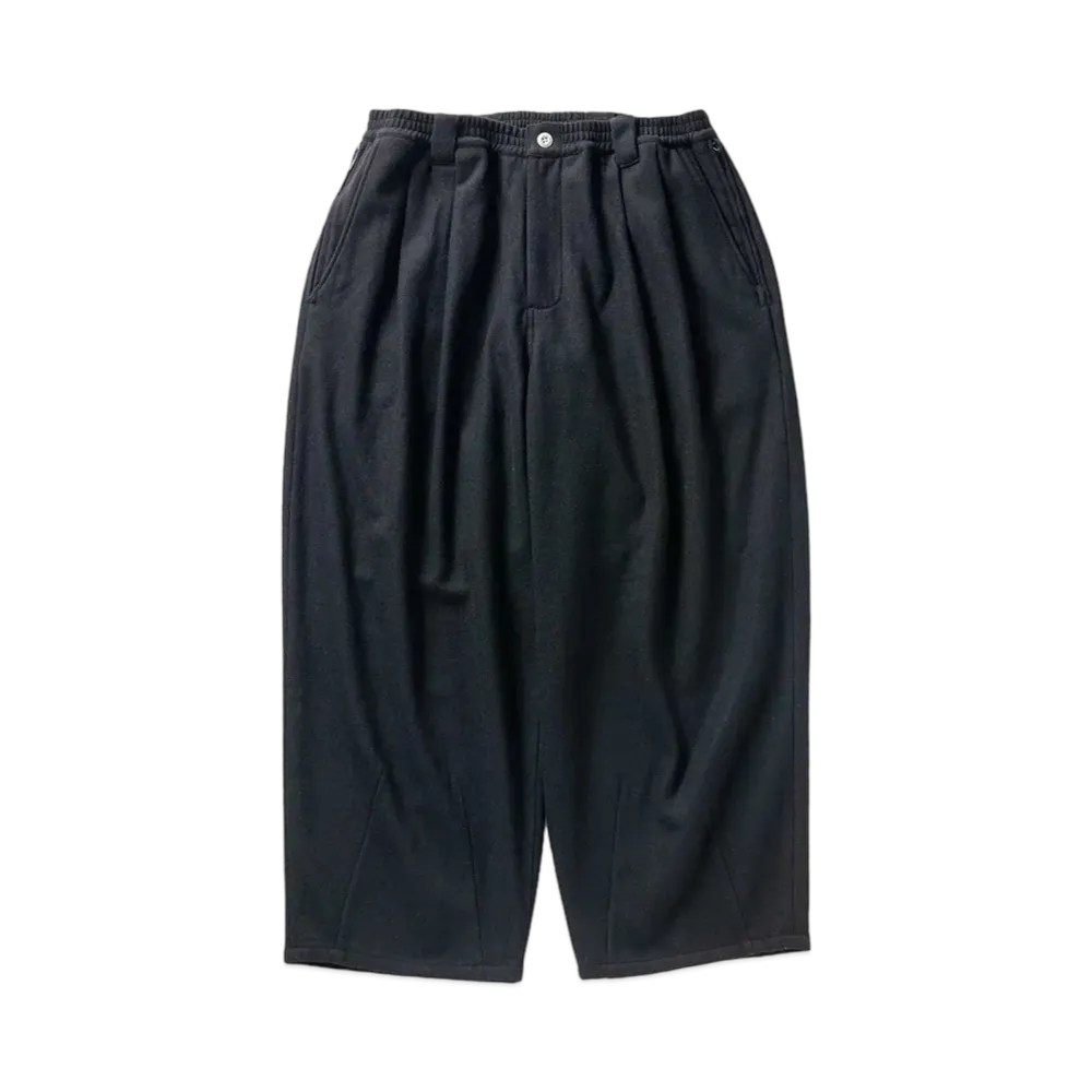 TIGHTBOOTH Wool Baggy Slacks "Black"