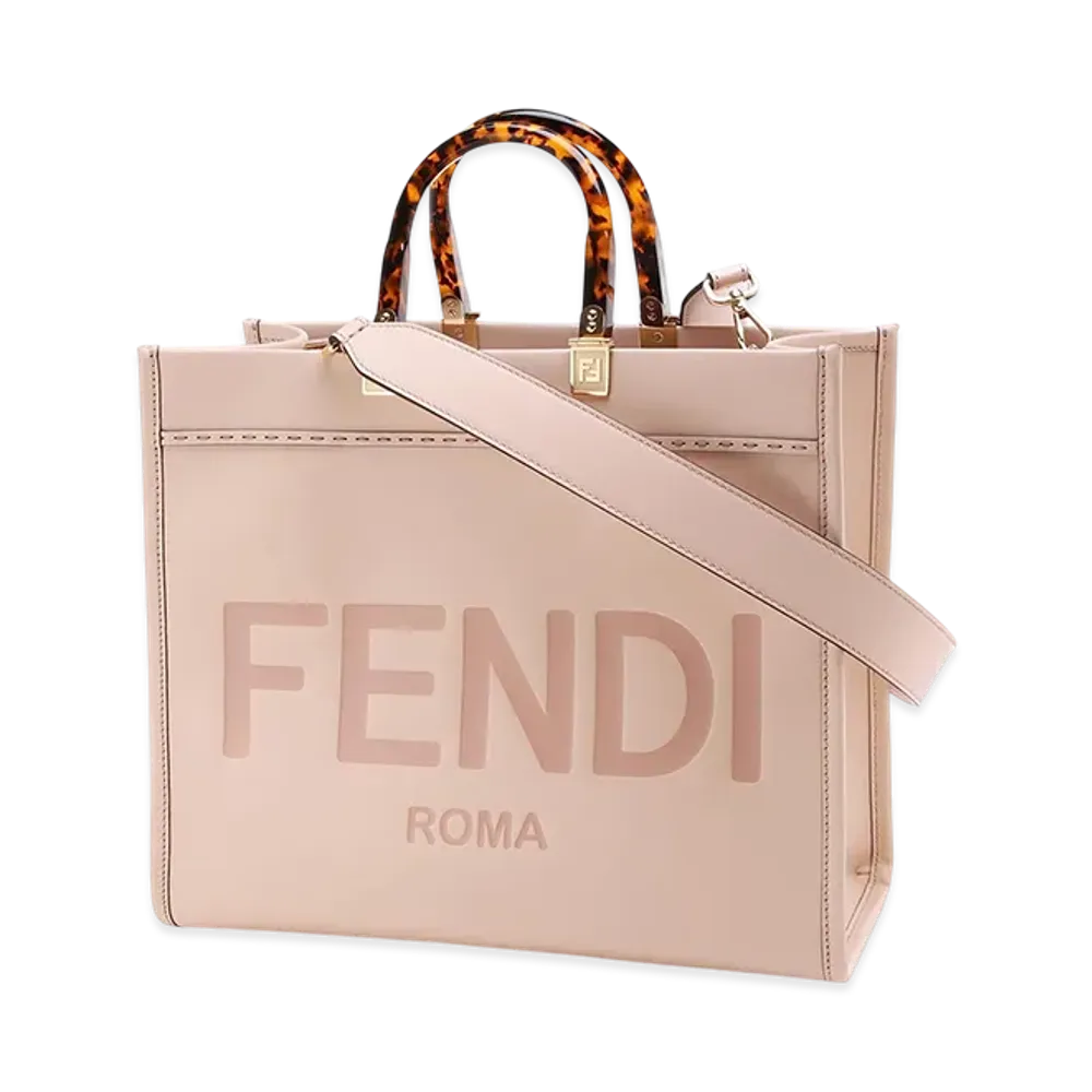 FENDI 2Way Tote Bag/Sunshine Medium "Poudre"