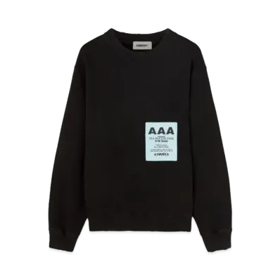 AMBUSH Pass Graphic Crewneck "Black"