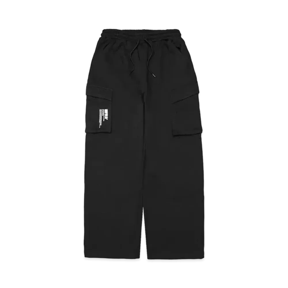 FR2 Wide Sweat Cargo Pants "Black"