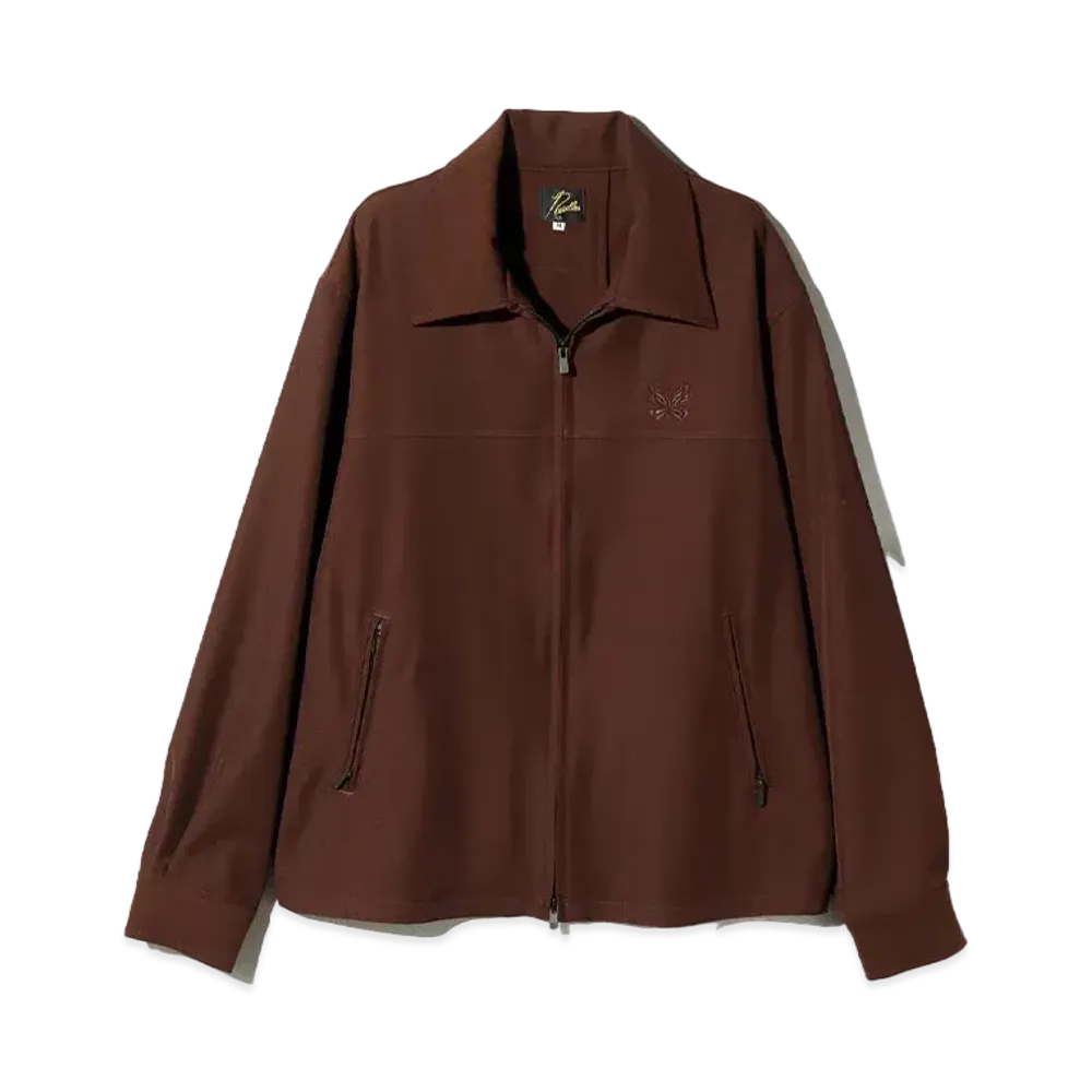 Needles Sport Jacket PE/R/PU Cavalry Twill "Brown"