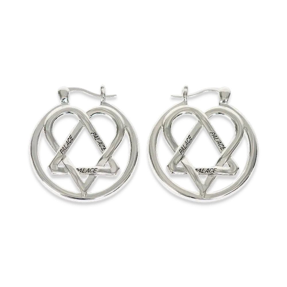 PALACE x HIM Tri Gram Earring "Silver"