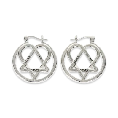 PALACE x HIM Tri Gram Earring "Silver"