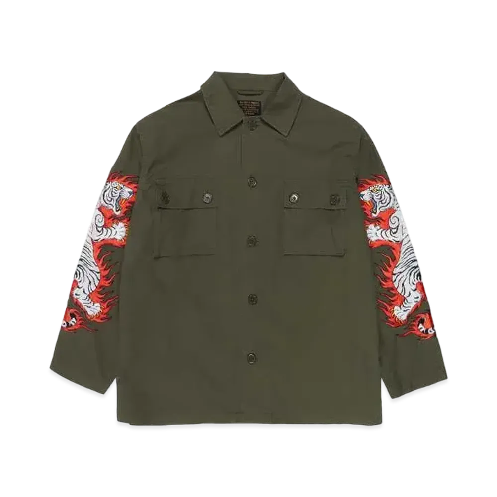 WACKO MARIA TIM LEHI / Army Shirt "Khaki"