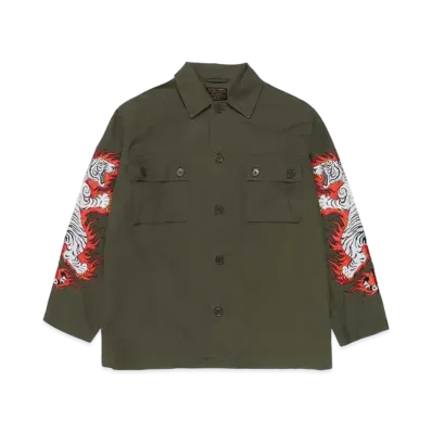 WACKO MARIA TIM LEHI / Army Shirt "Khaki"