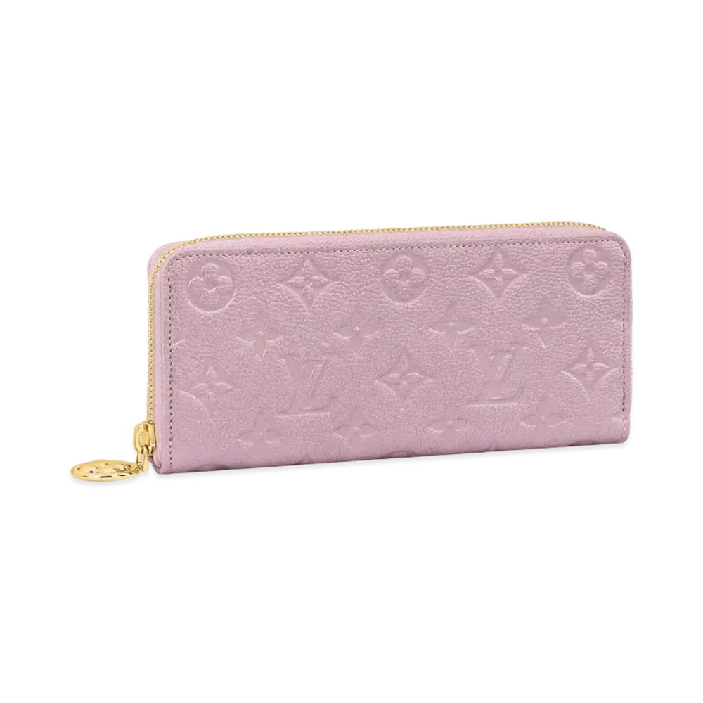 Louis Vuitton Clemence Wallet Monogram Empreinte Leather "Wisteria"