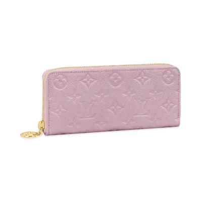 Louis Vuitton Clemence Wallet Monogram Empreinte Leather "Wisteria"