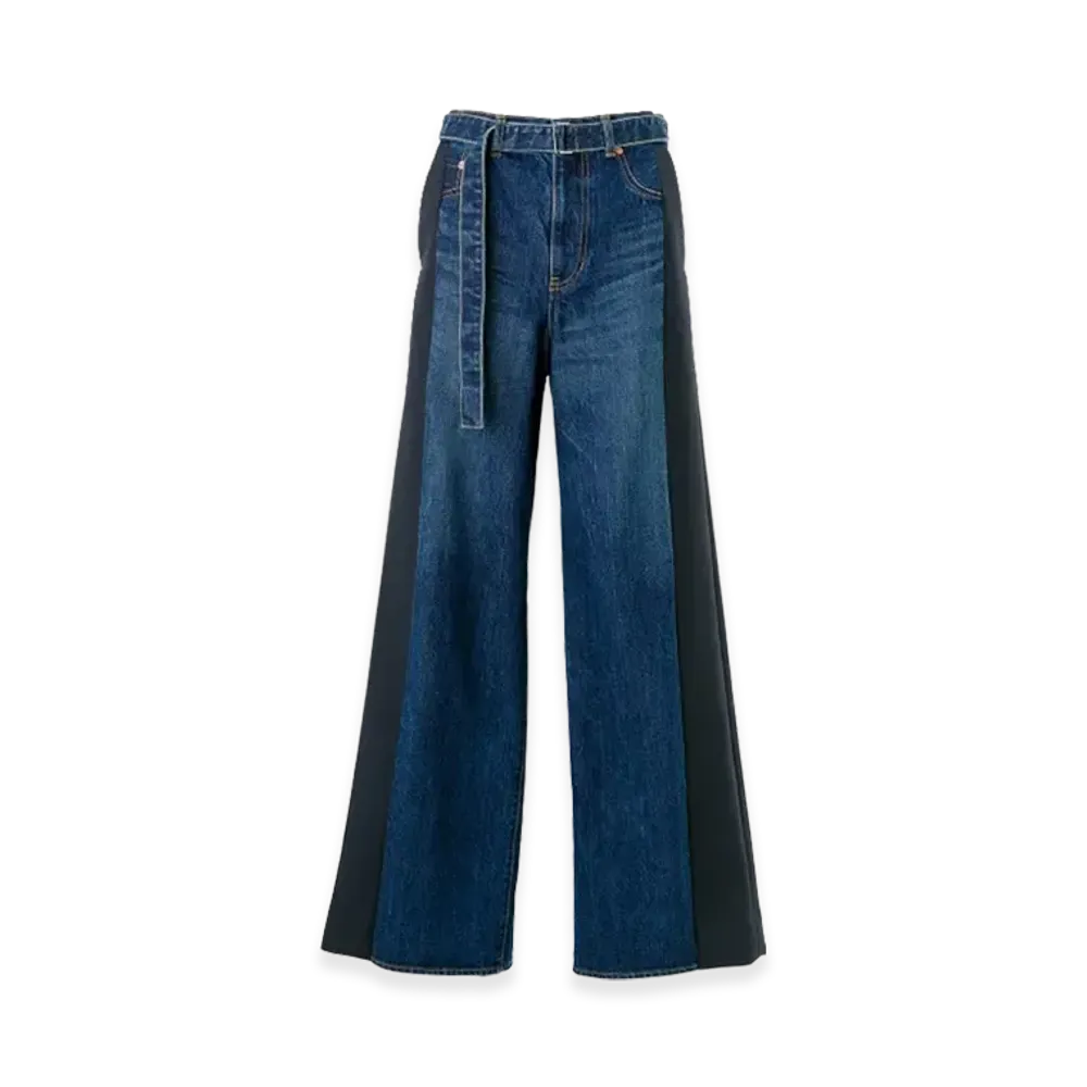 sacai Denim x Suiting Pants "Blue/Navy"